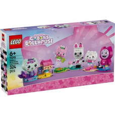 Lego Blocks Gabbys DollHouse 11215 Gabbys Brick-Built Cat Friends