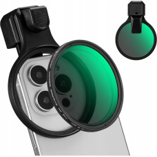 KF Obiektyw Soczewka Filtr Szary Nd2–nd32 Do Telefonu Smartfona 67mm Klips K&f / Kf15.0026