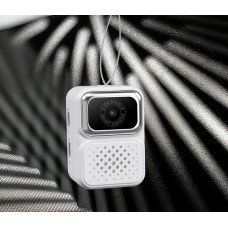 Xrec Mini Aparat Cyfrowy Xrec X3 2mp Video Lcd 0,96 Wisiorek Breloczek Zawieszka / X3 Biały