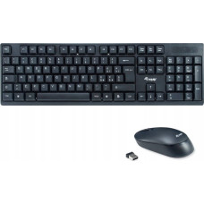 Equip Klawiatura + mysz Equip Equip 245223 klawiatura Dołączona myszka RF Wireless QWERTY Włoski Czarny