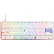 Ducky Klawiatura Ducky Ducky One 3 Classic Pure White Mini Gaming Tastatur, RGB LED - MX-Red (US)