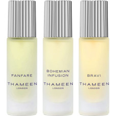 Jo Malone Set Thameen London: Fanfare, Eau De Cologne, Unisex, 10 ml + Bohemian Infusion, Eau De Cologne, Unisex, 10 ml + Bravi, Extrait De Parfum, Unisex, 10 ml Unisex