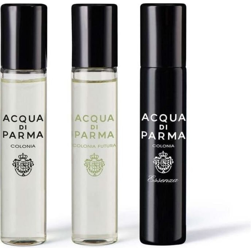 Acqua Di Parma Set Acqua di Parma: Colonia, Eau De Cologne, Unisex, 12 ml + Colonia Futura, Eau De Cologne, For Men, 12 ml + Colonia Essenza, Eau De Cologne, For Men, 12 ml Unisex