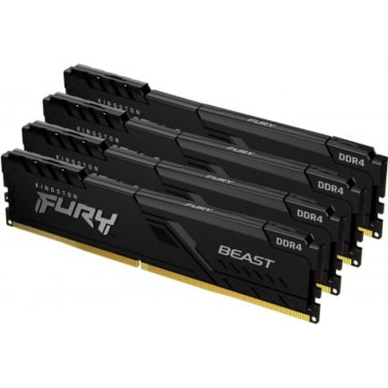 Kingston Memoey DDR4 Fury Beast 128GB(4*32GB)/3200 CL16