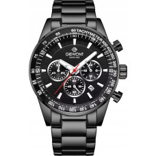 Giewont Zegarek Giewont Zegarek Męski Giewont Chronograph Sapphire Czarny GW9140-B2