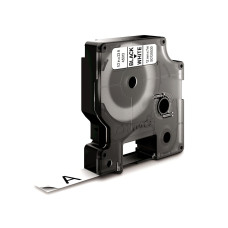 Dymo D1 Standard - Black on White - 12mm