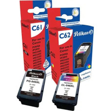Pelikan Pelikan 4950660 nabój z tuszem 2 szt. Zamiennik Czarny, Cyjan, Purpurowy, Żółty