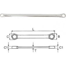 Jonnesway Klucz oczkowy dwustronny 17 x 19mm (W611719)