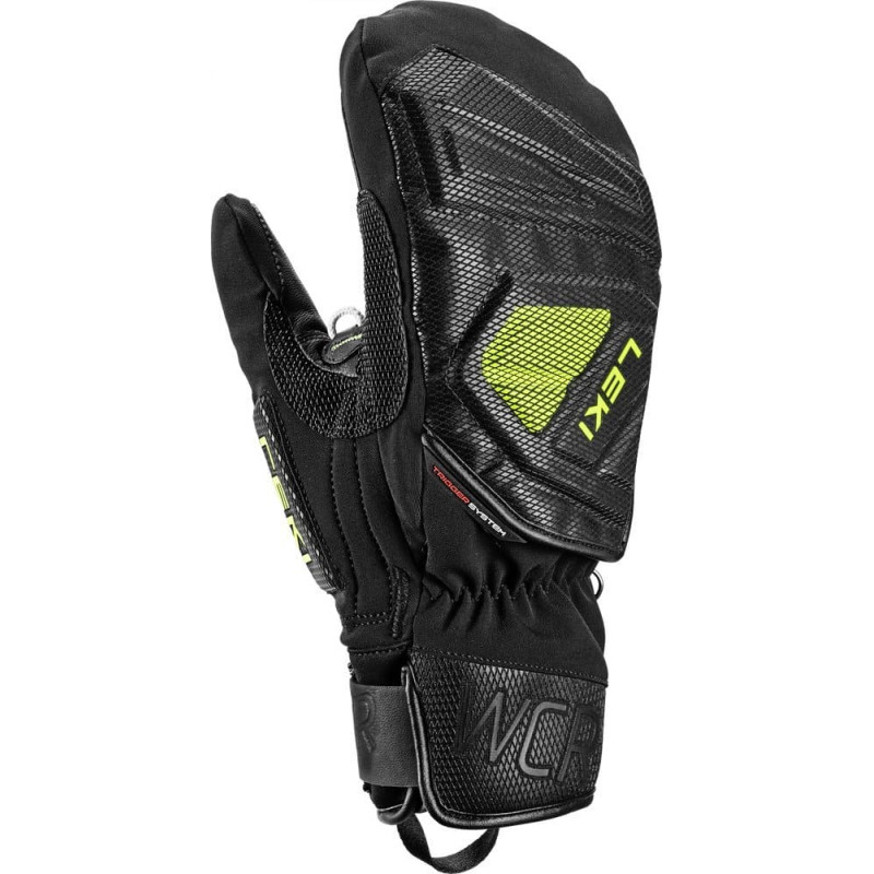 Leki LEKI RĘKAWICE WCR C-Tech 3D Mitt black-lemon 7.5