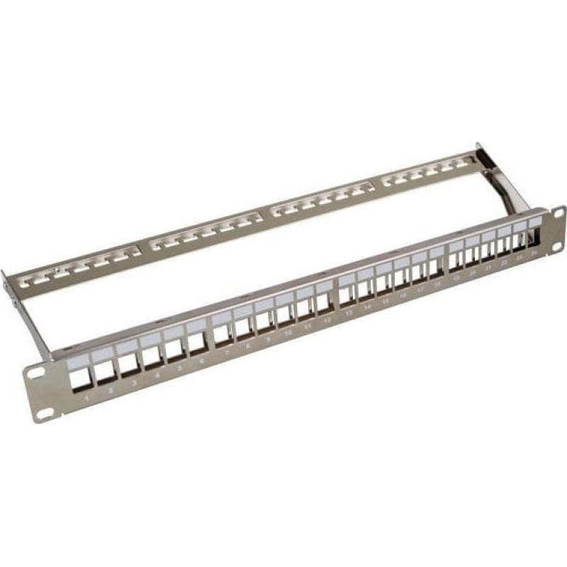EFB Patch panel 1U 24x slot Keystone (37576.1)