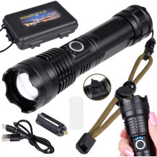 Jokomisiada Latarka Jokomisiada Mocna Latarka LED akumulatorowa USB wodoodporna SP0799