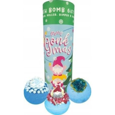 Noname BOMB COSMETICS_SET Merry Gonkmas zestaw świątecznych kul do kąpieli 3szt.