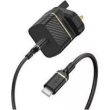 Baseus Ładowarka sieciowa Otterbox UK Wall Charger USB-C 20W + kabel USB-C/USB-C czarny/black
