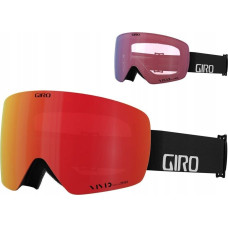 Giro Gogle zimowe GIRO CONTOUR RS BLACK WORDMARK (Szyba lustrzana kolorowa VIVID-Carl Zeiss EMBER 19-42% S2 + Szyba lustrzana kolorowa VIVID-Carl Zeiss INFRARED 58% S1) (NEW 2024/2025)