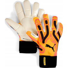 Puma Rękawice bramkarskie Puma Ultra Ultimate Hybrid Sun pomarańczowe 41858 09 10