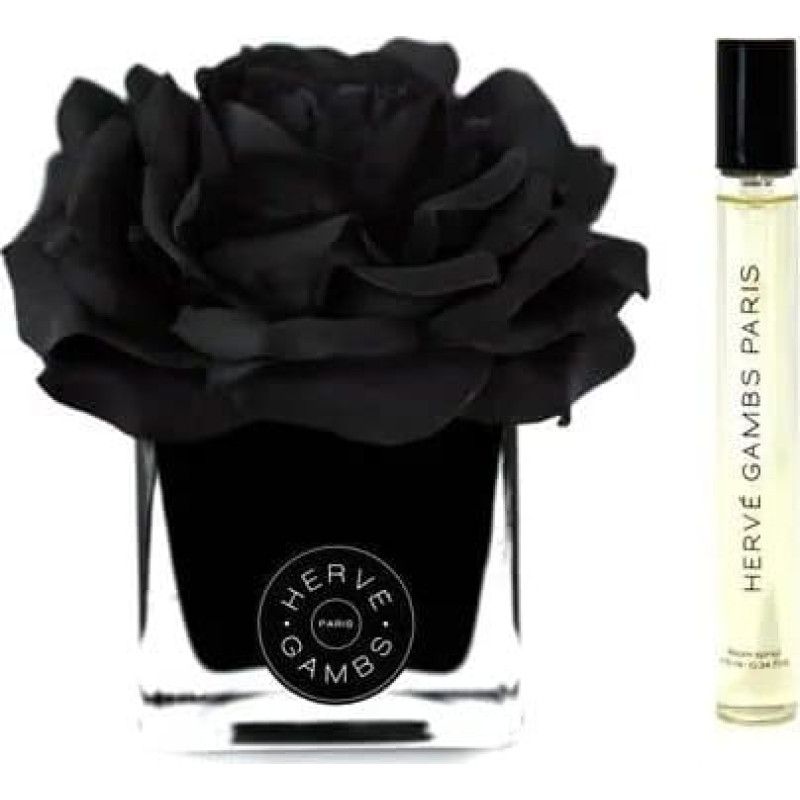 Histoires De Parfums Set Herve Gambs: Ombre Patchouli, Room Spray, 10 ml + Black Couture Flower, Porcelain, Aroma Reed Diffuser, Black Unisex