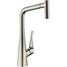 Hansgrohe Bateria kuchenna Hansgrohe Metris stojąca stal szlachetna (14820800)