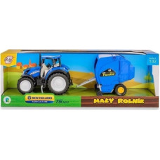 Daffi Traktor New Holland T5 z prasą do słomy 1:32