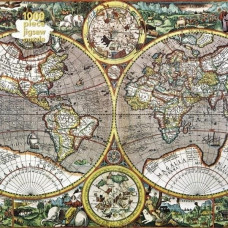 Trefl Puzzle 1000 Antyczna mapa Świata