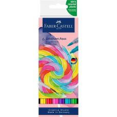Faber-Castell Pisak akwarelowy Goldfaber Aqua candy shop 6szt