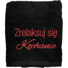 MCD Ręcznik czarny. Zrelaksuj się