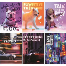 Santoro Zeszyt A4/32K kratka Basic (10szt) MAR MAR