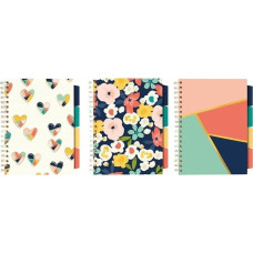 Pukka Pad Project Book Floral Love B5/100K linia mix (3szt)