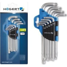 Högert Technik Klucze torx zestaw 9 sztuk HOGERT HT1W814