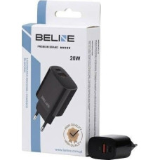 Beline Ładowarka Beline Ładowarka sieciowa 20W USB-C + USB-A czarna