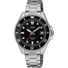 Casio Zegarek Casio Zegarek męski Casio MDV-10D-1A1VEF srebrny