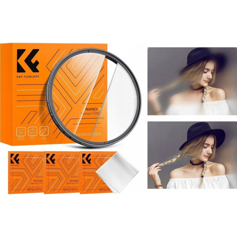 K&F Filtr Ostry Pas Środek Center Field Split Diopter K&F NANO-B na 77 mm 77mm / KF01.2670V1