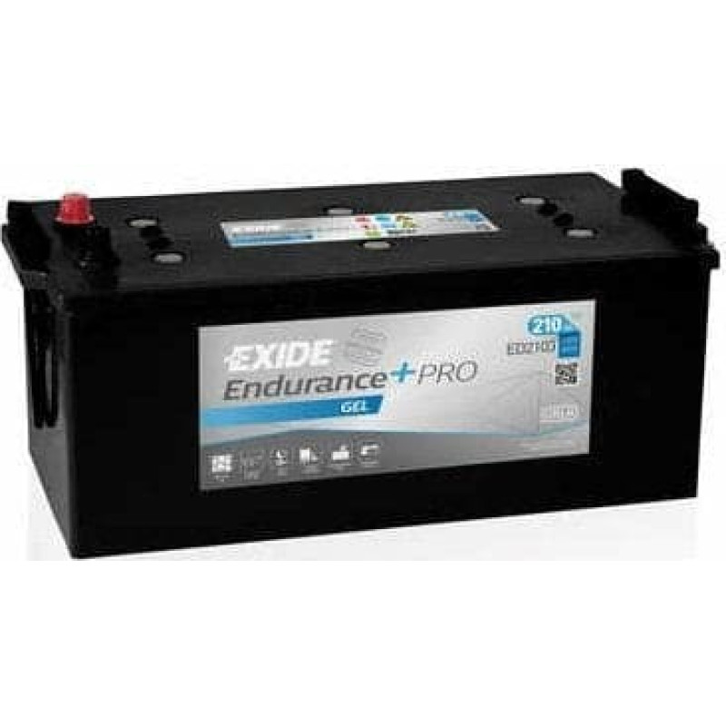 Exit Akumulator EXIDE 210Ah/1030A ENDURANCEPRO GEL/ŻEL (L+ Biegun standardowy) 518x279x240 B0 (Rozruchowy/Żelowy)