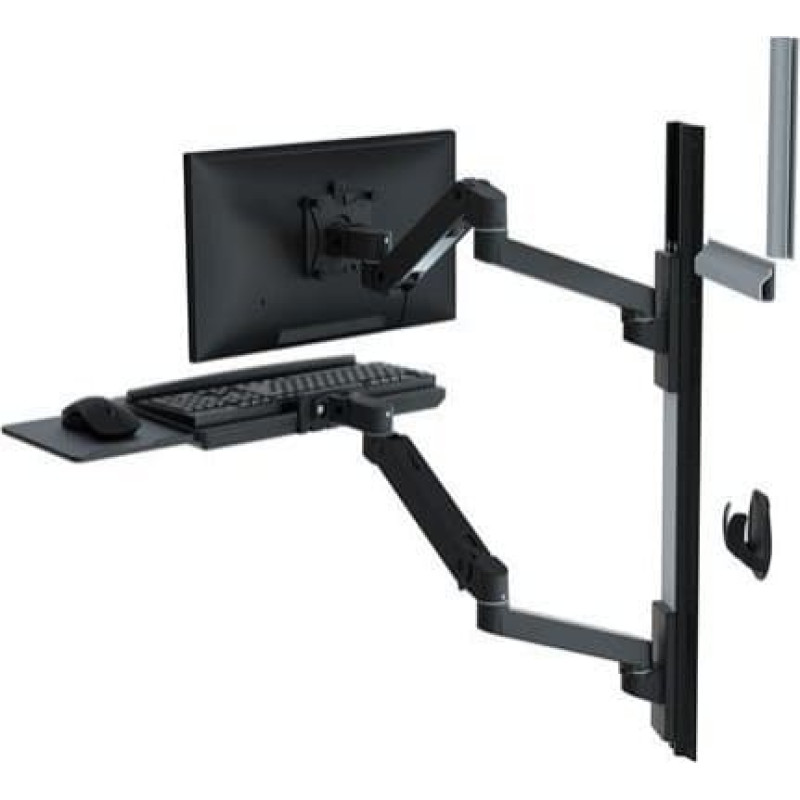 Ergotron LX PRO ARM WALL MOUNT SYSTEM black