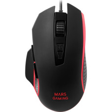 Mars Gaming MM018 Gaming Mouse with Additional Buttons / RGB / 4800 DPI / USB / Black