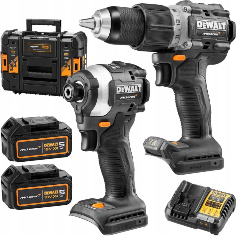 Dewalt 18v xr zestaw dcd85 i dcf85 2x5ah mclaren