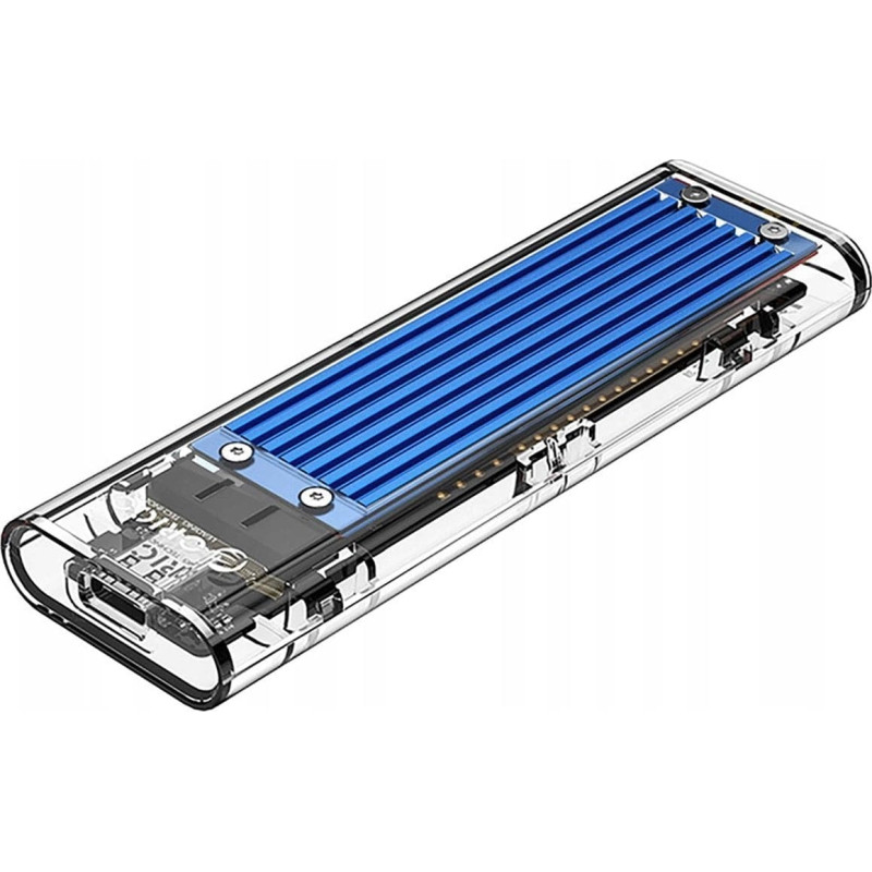 Orico Kieszeń dyskowa M.2 NVME na USB-C 10Gbps - niebieska