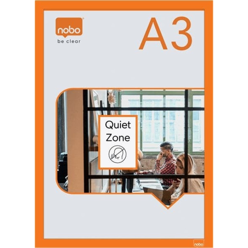 Nobo Samoprz magnetyczna ramka A3 2pcsOrange