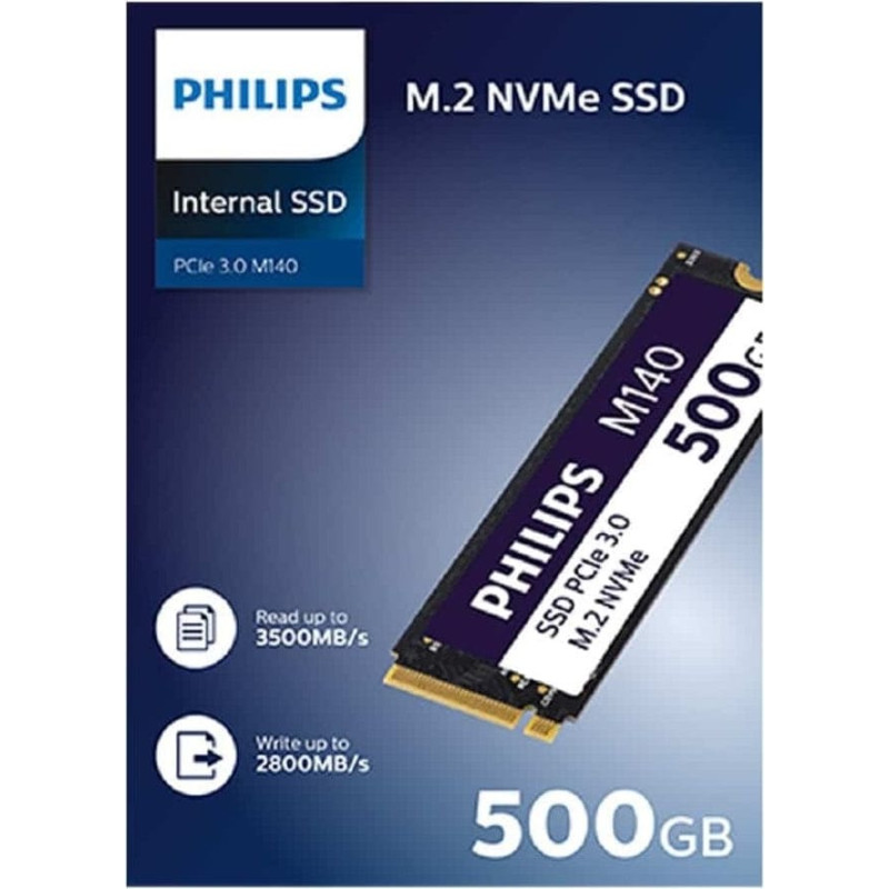 Philips Internal SSD M.2   500GB 2280 R/W 3500/2800