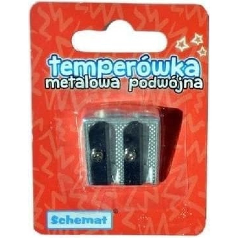 Schemat Temperówka podwójna metalowa (24szt) EDUKAMP