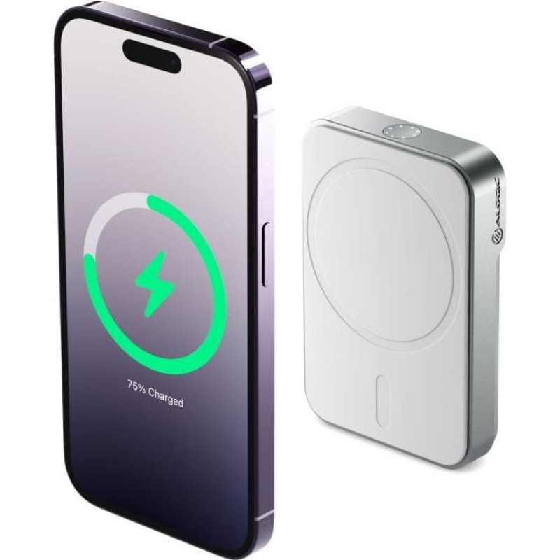 Alogic Matrix Universal Magnetic MagSafe Powerbank 5000mAh White