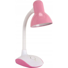 Ideus Nobel 04433 lampa stołowa lampka 1x15W E27 różowa