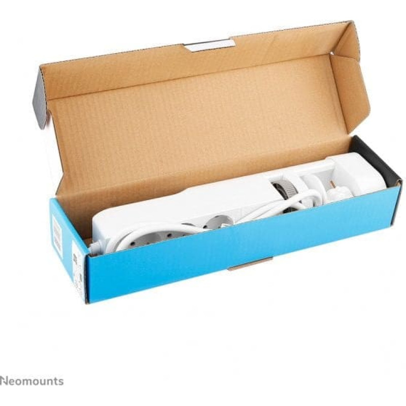 Neomounts Listwa biurkowa DS22-840WH6 230/USB/USB-C biała