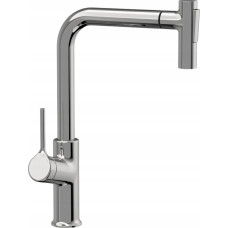 Invena Sink mixer INVENA FARSALA, with pull-out spout, chrome color.