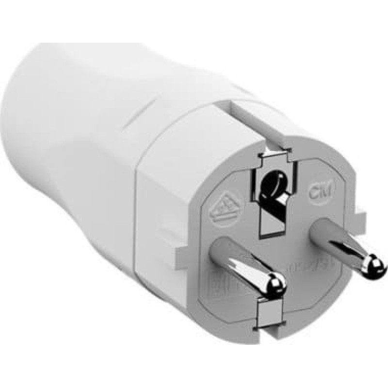 Bachmann Wtyczka BACHMANN biała, CEE 7/7 2-biegunowa z uziemieniem ochronnym