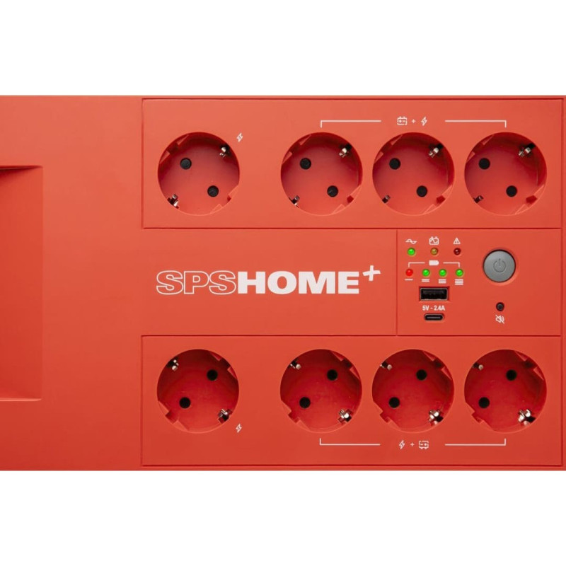 Salicru Awaryjny zasilacz UPS Salicru SPS 850 HOME+ Red 850VA 480W 8x Schuko Line-interactive APFC