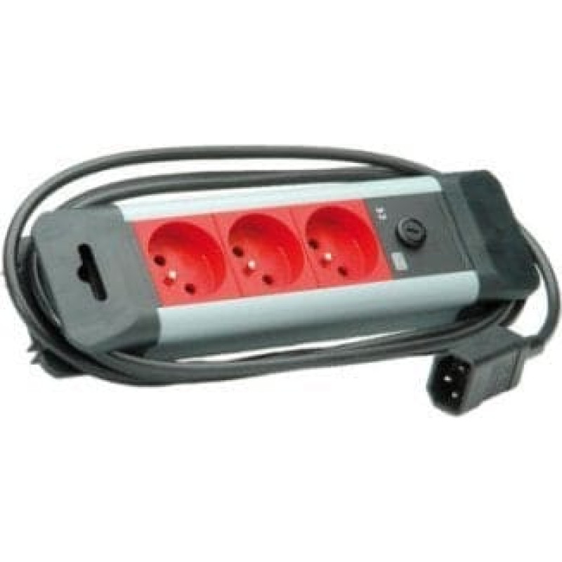 Bachmann Listwa zasilająca Bachmann BACHMANN UTE gniazdo 3-drożne 45, 2.0m IEC320 C14