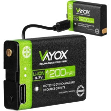 Vayox Akumulator 3.7V 1200mAh do latarek czołowych VA0255 Vayox