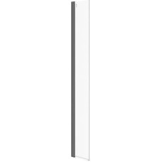 Cersanit (kabiny walk-in) Ścianka ruchoma kabiny prysznicowej MILLE walk-in - (30x200) czarna (S161-011)