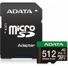 Adata Karta microSD Speed Plus 512GB UHS1 U3 V30 A2 180/160 MB/s