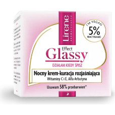 Lirene Effect Glassy Nocny Krem Kuracja Rozjaśniająca 50ml